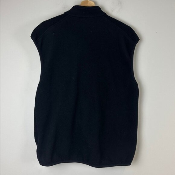 Vintage The North Face TNF Made in the USA Men's Black Fleece Vest - Size Large - Picture 3 of 8